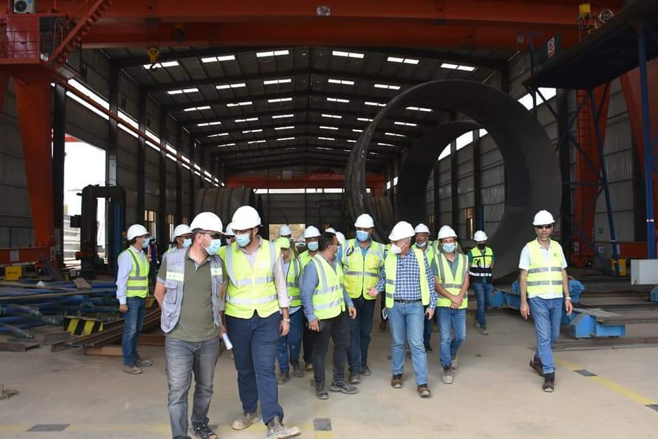 قام المهندس سيد فاروق رئيس مجلس إدارة المقاولون العرب بزيارة تفقدية لمشروع سد ومحطة جوليوس نيريري