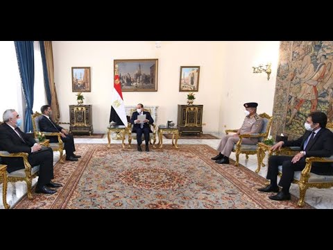 الرئيس عبد الفتاح السيسي يستقبل وزير الدفاع العراقي hqdefaul 42