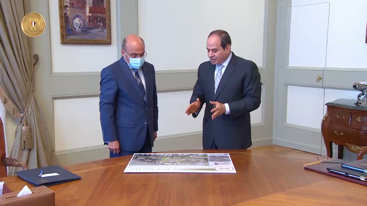 الرئيس عبد الفتاح السيسي يجتمع مع المستشار عمر مروان وزير العدل، لمتابعة المخطط الإنشائي لمدينة العدالة vJf15tmsPKNDY9j7