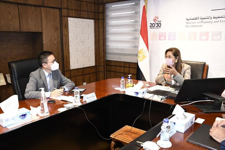 وزارة التخطيط والتنمية الاقتصادية: وزيرة التخطيط تلتقي نائب رئيس شركة هواوي العالمية لبحث سبل 24936