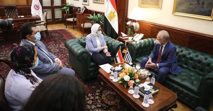 وزارة الصحة والسكان: وزيرة الصحة تستقبل السفير اليوناني لدى مصر لبحث سبل التعاون في القطاع 39973