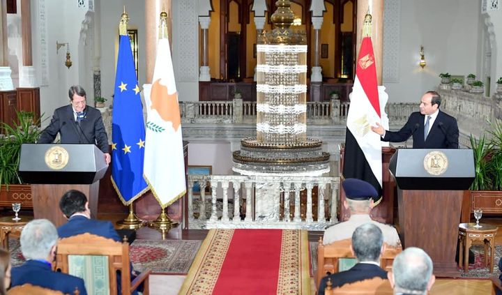 كلمة السيد الرئيس/ عبد الفتاح السيسي رئيس جمهورية مصر العربية خلال المؤتمر الصحفي المشترك مع السيد/ نيكوس 42618