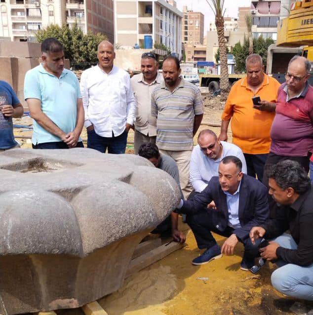 بدء مشروع ترميم و تركيب و إعادة رفع العمود الأثري الموجود بسراي القبة 50791