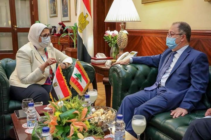 وزارة الصحة والسكان: وزيرة الصحة تستقبل السفير اللبناني لدى مصر لبحث سبل دعم الدولة الشقيقة في 55505