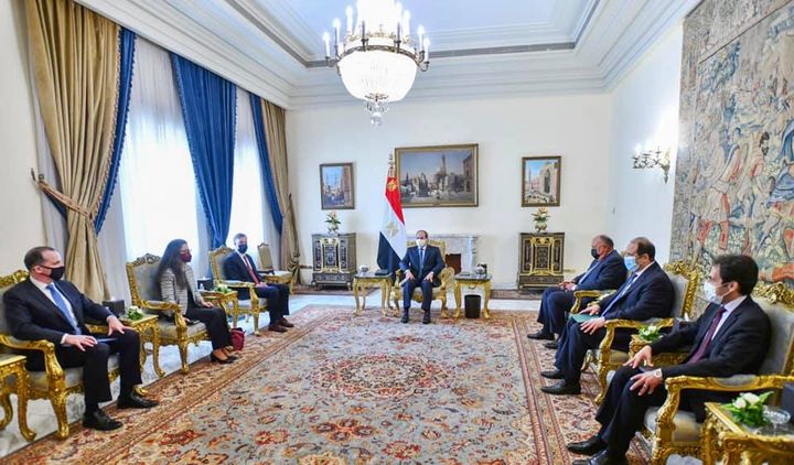 استقبل السيد الرئيس عبد الفتاح السيسي اليوم السيد جيك سوليفان مستشار الأمن القومي الأمريكي، وذلك بحضور 80288