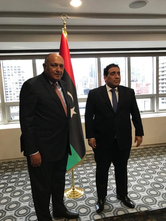 في مُستهل زيارته الحالية إلى نيويورك…وزير الخارجية يلتقي رئيس المجلس الرئاسي الليبي  التقى وزير 97181
