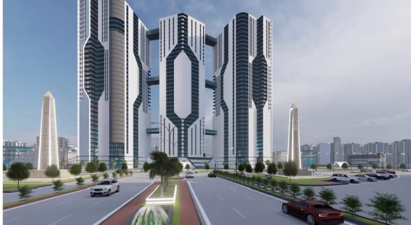 كما يتضمن المشروع مراكز تجارية ومكاتب إدارية، وأماكن للترفيه، ومجمع مدارس دولية، ونادي اجتماعي و3 مساجد، E