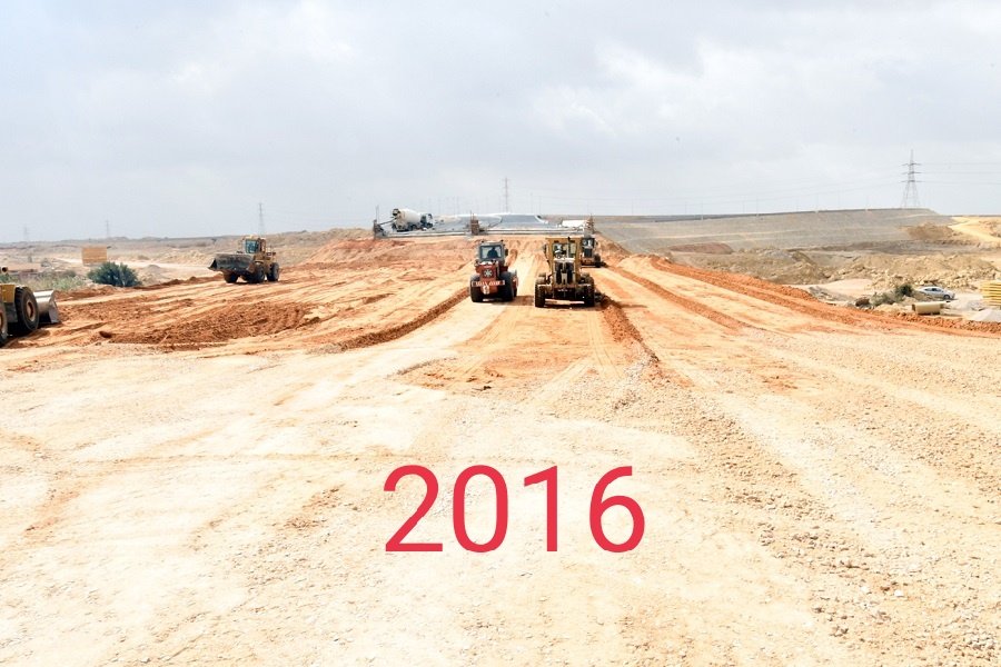 بين الصورتين حوالي 4 أعوام فقط! العاصمة الإدارية الجديدة 🌳🏙️ E d8UYXXoAMXc0R