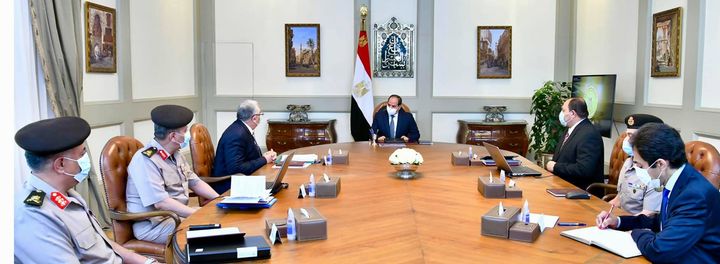 السيد الرئيس عبد الفتاح السيسي يتابع مشروعات وزارة الزراعة بالتنسيق مع جهاز الخدمة الوطنية 19313
