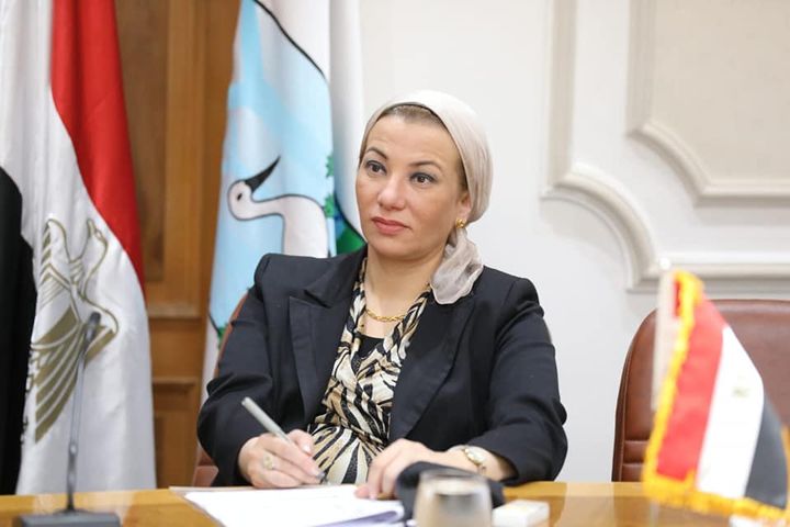 وزارة البيئة: وزيرة البيئة تلتقى ببطل العمل المناخي البريطانى د 22224