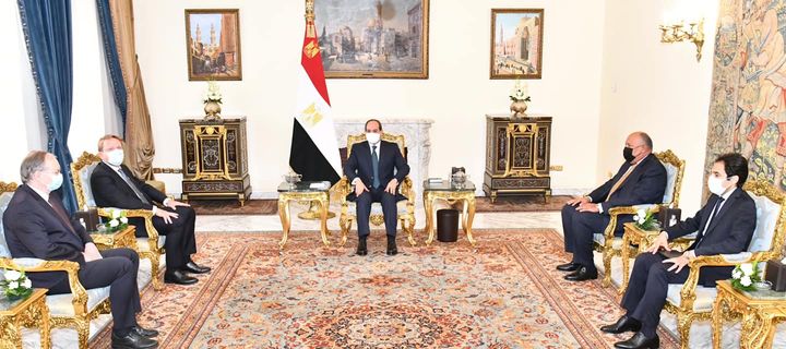 السيد الرئيس يعرب عن تطلع مصر الى تطوير علاقات التعاون المستقبلية مع الاتحاد الاوروبي من خلال صياغة فهم 35740