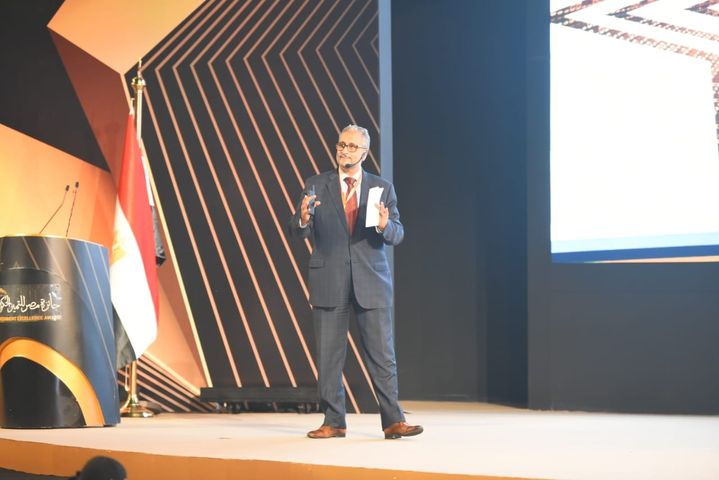 خلال حفل إعلان جوائز مصر للتميز الحكومي المشرف على جائزة مصر للتميز الحكومي : الجائزة تهدف إلى تحسين جودة 52622