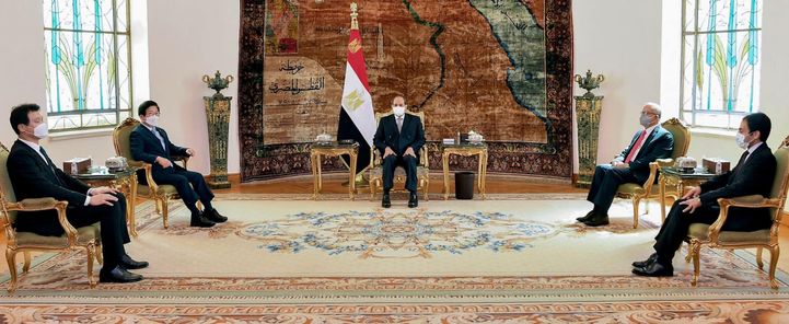 استقبل السيد الرئيس عبد الفتاح السيسي اليوم السيد بيونج سيوك بارك، رئيس الجمعية الوطنية بجمهورية كوريا 63331