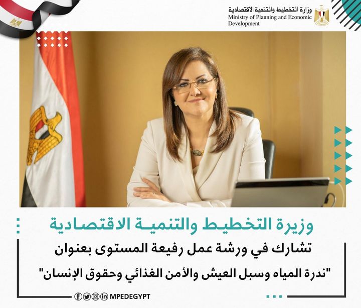 وزيرة التخطيط والتنمية الاقتصادية تشارك في ورشة عمل رفيعة المستوى بعنوان ندرة المياه وسبل العيش والأمن 90339