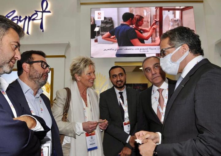 -وزير السياحة والآثار يتفقد الجناح المصري المشارك في المعرض السياحي الدولي IFTM TOP RESA بالعاصمة الفرنسية باريس 91435