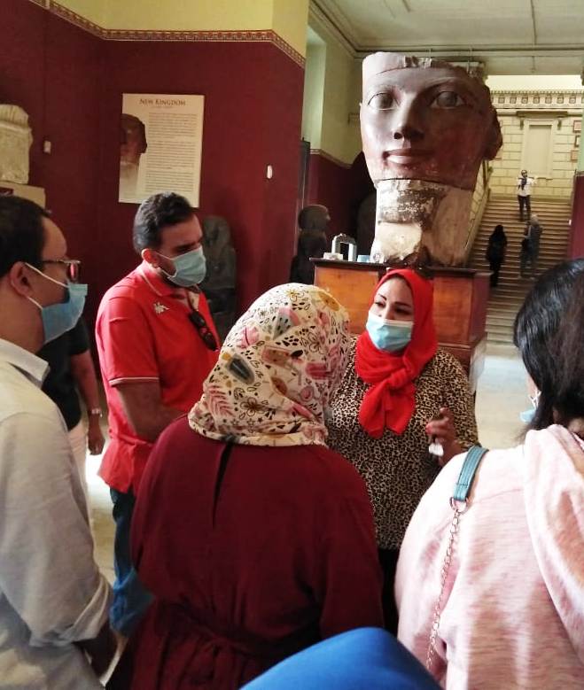 المتحف المصري جولة متخصصة فى المتحف لأعضاء فرقة الشمس المسرحية من ذوى الهمم ألقت الضوء على تاريخ وحضارة مصر