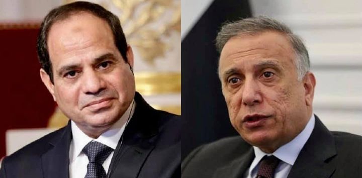 السيد الرئيس عبد الفتاح السيسي يجري اتصالاً هاتفياً برئيس الوزراء العراقى مصطفى الكاظمي ليطمئن علي سلامته 15479