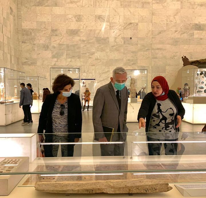 وزارة السياحة والآثار: ٣٠ نوفمبر ٢٠٢١ -المتحف القومي للحضارة المصرية يستقبل سفير دولة 28757