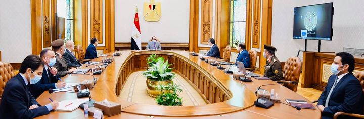 السيد الرئيس عبد الفتاح السيسي يوجه بتطبيق احدث تقنيات العرض المتحفي بالمتحف المصري الكبير على نحو يتواكب مع 30506