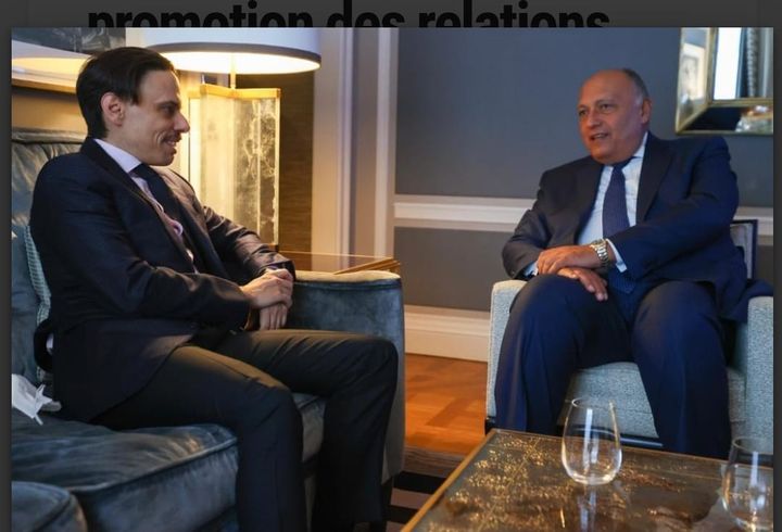 Choucri et Bin Farhan s’entretiennent de la promotion des relations bilatérales progresegyptien Egypte france ArabieSaoudite affaires etrangeres وزارة 37910