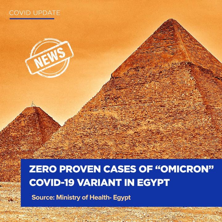 وزارة الصحة المصرية : لم يٌثبت إصابة أي حالة بـ أوميكرون حتي الآن في مصر 38297