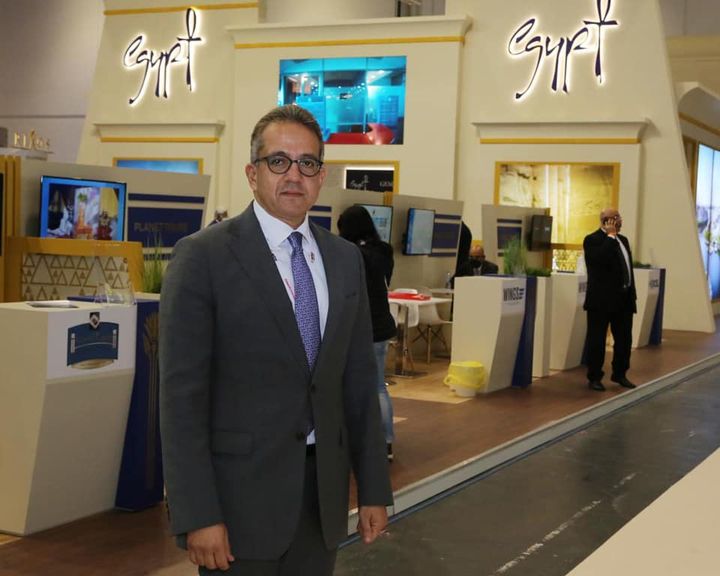 - وزيرا السياحة والآثار والطيران المدني يفتتحان الجناح المصري المشارك في فعاليات بورصة لندن الدولية للسياحة 61043