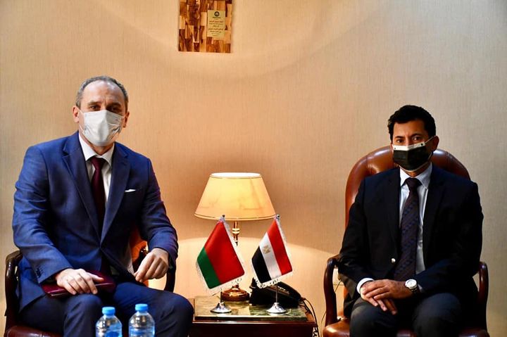 وزارة الشباب والرياضة: وزير الشباب والرياضة يبحث مع سفير بيلاروسيا بالقاهرة تعزيز التعاون 95011