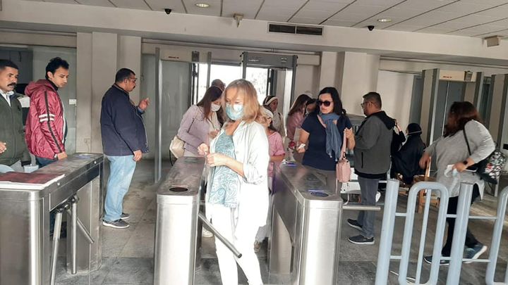 - الانتهاء من تركيب المنظومة المتكاملة للبوابات الالكترونية بمنطقة أهرامات الجيزة 20476