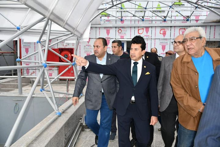 وزارة الشباب والرياضة: وزير الرياضة يتفقد الأعمال الإنشائية بفرع نادي النادي بشيراتون قبيل 65126