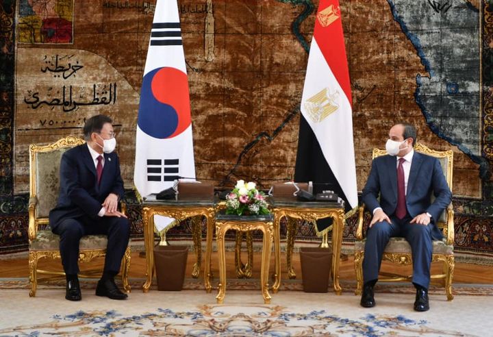 استقبل السيد الرئيس عبدالفتاح السيسي، اليوم بقصر الاتحادية، الرئيس موون جاي إن، رئيس جمهورية كوريا الجنوبية 22962