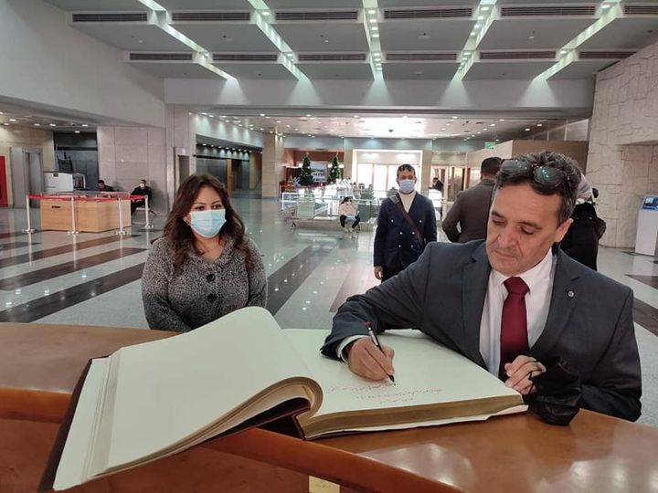 وزارة السياحة والآثار: ٢٩ يناير ٢٠٢٢ في إطار سلسلة الزيارات الرسمية التي يشهدها المتحف 34309