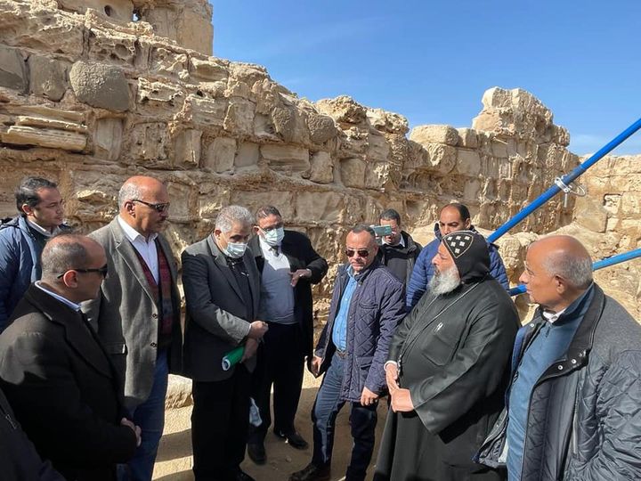 تفقد الدكتور مصطفى وزيري الأمين العام للمجلس الأعلى الآثار، والعميد هشام سمير مساعد الوزير للمشروعات 34442