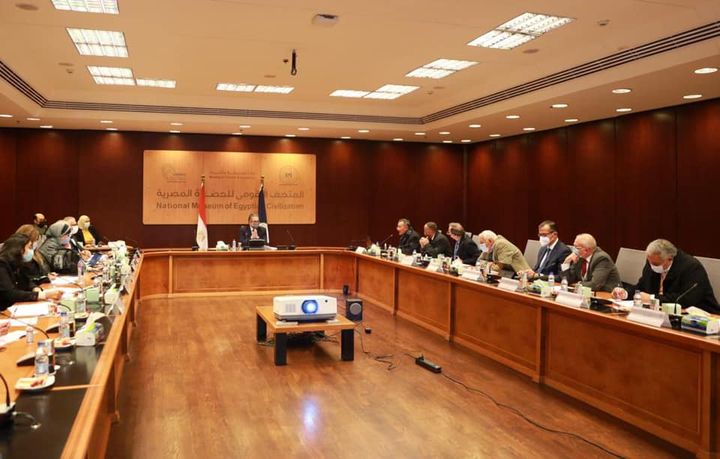 - وزير السياحة والآثار يترأس أولى جلسات اجتماع مجلس إدارة هيئة المتحف القومي للحضارة المصرية للعام الجاري 42048