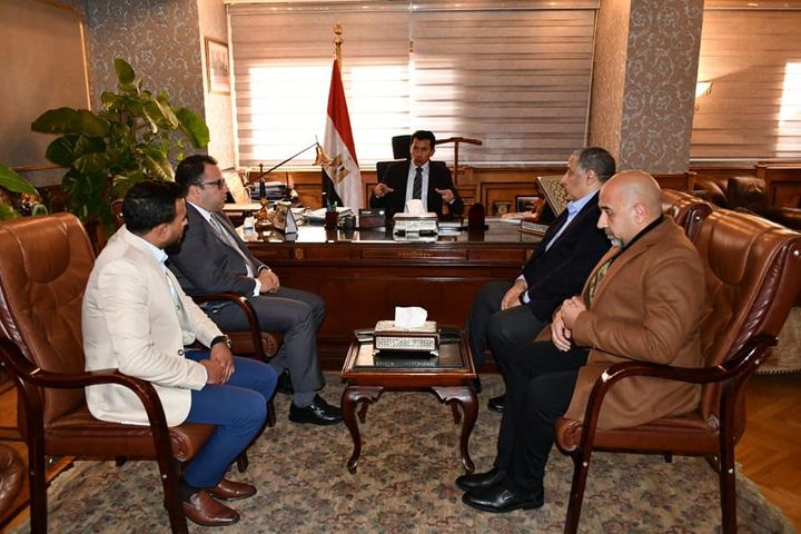 وزارة الشباب والرياضة: وزير الرياضة يستقبل اللاعب كيشو بطل المصارعة استقبل الدكتور أشرف 60332