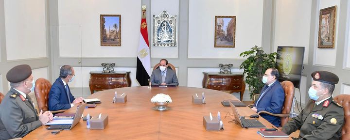 اجتمع السيد الرئيس عبد الفتاح السيسي اليوم مع الدكتور عمرو طلعت وزير الاتصالات وتكنولوجيا المعلومات، 27443