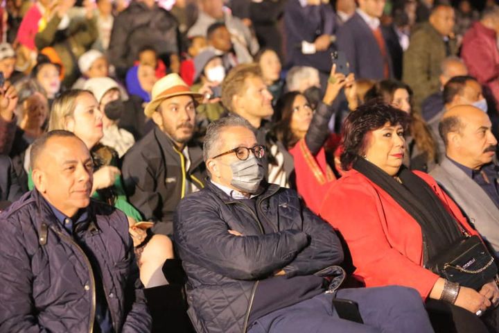 - وزيرا السياحة والآثار والثقافة ومحافظ أسوان يشهدوا العرض الفني المنظم بمناسبة ظاهرة تعامد الشمس على معبد 34830