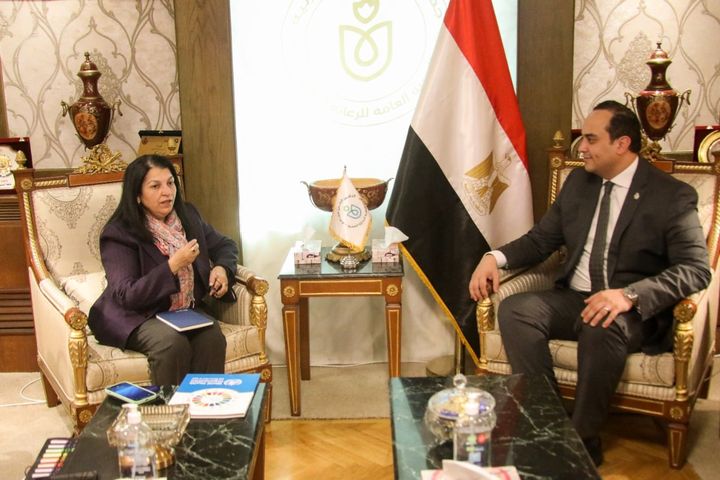 الهيئة العامة للرعاية الصحية: الدكتور أحمد السبكي يستقبل الدكتورة نعيمة القصير ويناقشا سبل 38830
