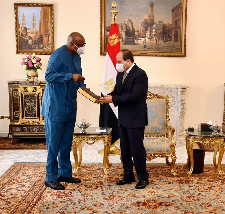 استقبل السيد الرئيس عبد الفتاح السيسي اليوم وفداً من الآلية الأفريقية لمراجعة النظراء، وذلك برئاسة 42490