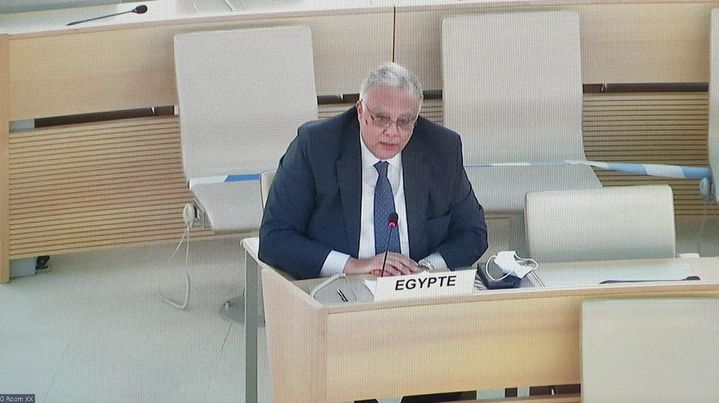 مشاركة بعثة مصر لدى الأمم المتحدة في جنيف في ندوة حول التأثير السلبي لعدم استرداد الأموال المنهوبة على التمتع 50143