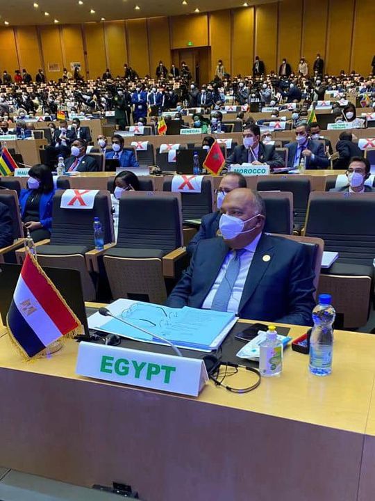 وزير الخارجية يُمثل مصر في اجتماعات الدورة العادية الخامسة والثلاثين لقمة الإتحاد الإفريقي بأديس أبابا ***** 56277