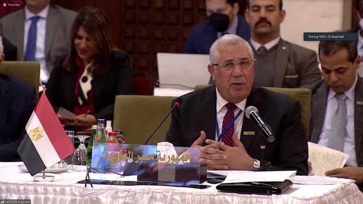 وزراة الزراعة واستصلاح الأراضي: وزير الزراعة يلقي كلمة مصر أمام الاجتماع الإقليمي الوزارى 57763