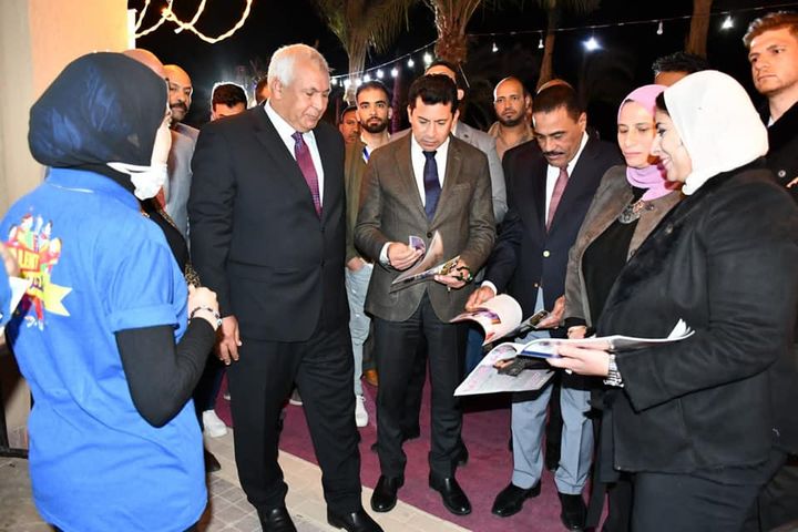وزارة الشباب والرياضة: وزير الشباب والرياضة ومحافظو أسوان والوادى الجديد ومطروح يشهدون حفل 64340