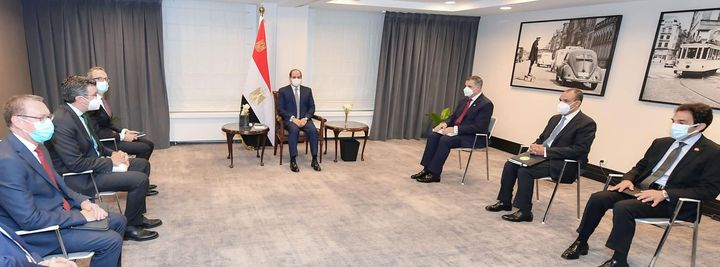 السيد الرئيس عبد الفتاح السيسي يتابع مع الشركات البلجيكية التعاون في مجال إنتاج الهيدروجين الأخضر لتوليد 68472