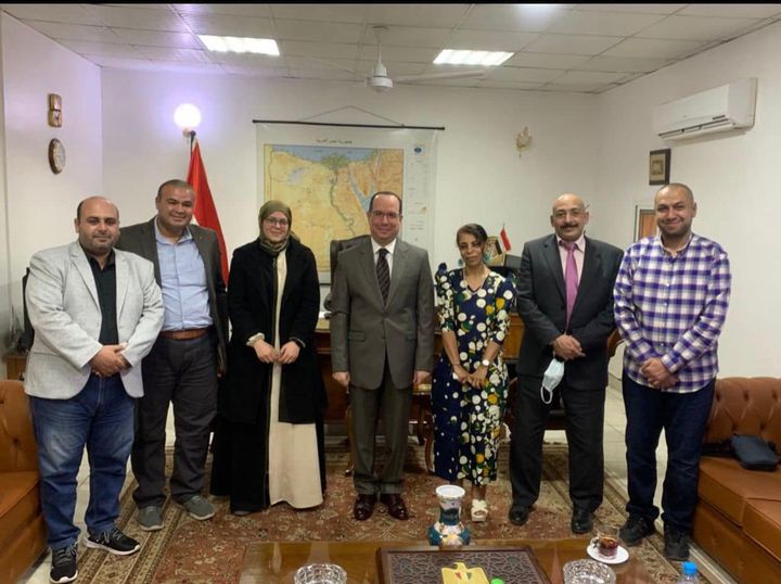 السفارة المصرية في جوبا تستقبل قافلة طبية مصرية 81018
