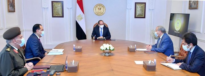 السيد الرئيس عبد الفتاح السيسي يتابع موقف المخزون الاستراتيجي لكافة السلع الغذائية الأساسية للدولة، حيث أكد 81177