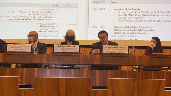 مصر ترأس المؤتمر الدولي للدول الأطراف لاعتمـاد اتفاقية الاعتراف بدراسات التعليم العالي وشهاداته ودرجاته 88974