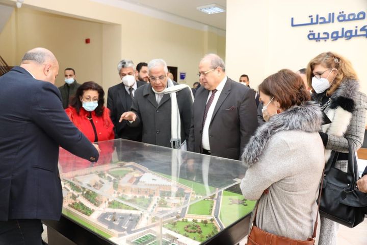التعليم العالي : لجنة التعليم بمجلس الشيوخ تزور جامعة الدلتا التكنولوجية تلقى د 89857