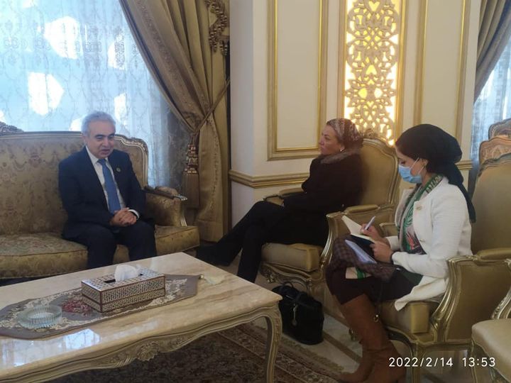 على هامش معرض مصر الدولي للبترول ايجبس ٢٠٢٣: وزيرة البيئة تلتقي المدير التنفيذي لوكالة الطاقة الدولية 92079