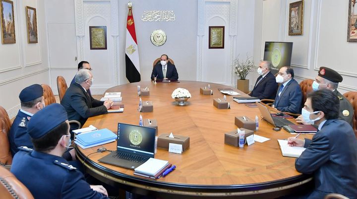 السيد الرئيس يتابع الموقف التنفيذي للمشروع القومي للإنتاج الزراعي مستقبل مصر 22340