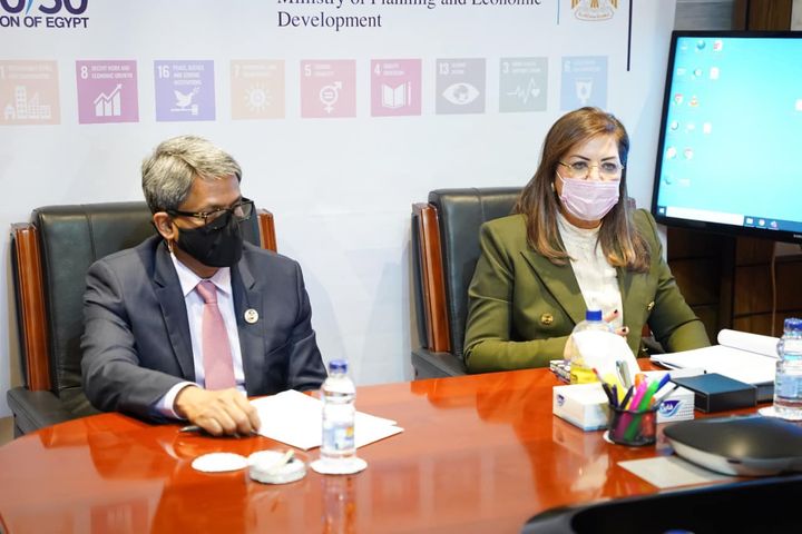 وزيرة التخطيط والتنمية الاقتصادية تستقبل وزير الدولة للشؤون الخارجية ببنجلاديش ووفد رفيع المستوى لبحث سبل 23151